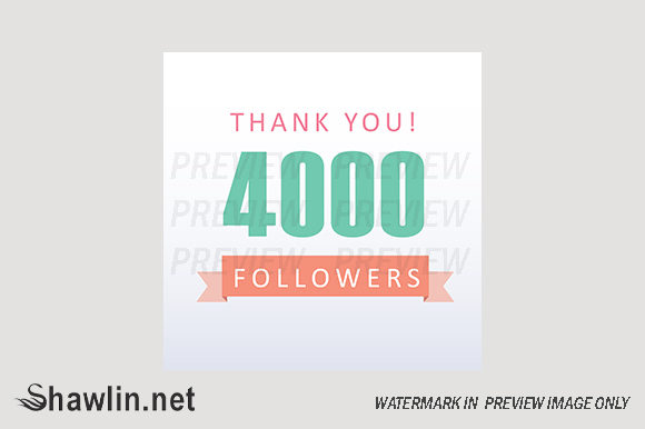 4000 Followers Thank You: A Celebration of Digital Gratitude