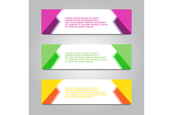 Banner Business Layout Template Vector D