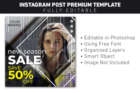 Instagram Post Fashion Sale Template