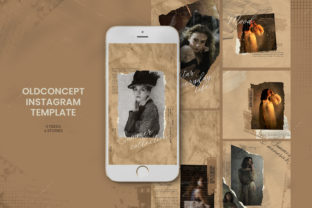 Old Concept Instagram Templates for Creative Professionals